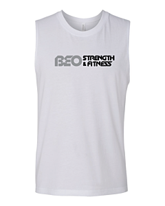 BELLA + CANVAS - Unisex Jersey Muscle Tank - DTG-White